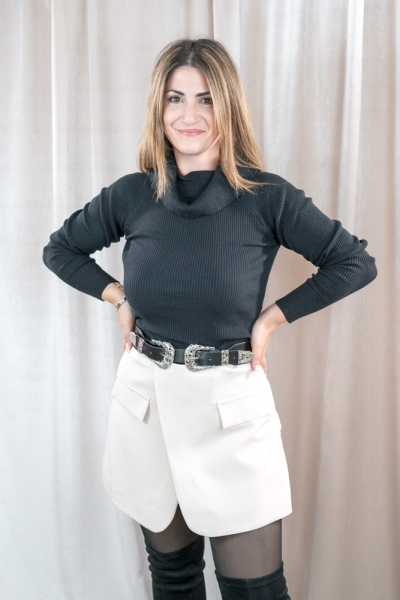 Rippstrick Pullover Luna Soft schwarz