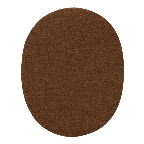 Applikation Stoffflicken braun