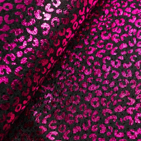 Folienjersey Leo pink