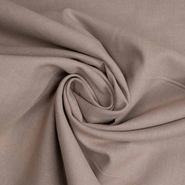 Baumwolle Webware Fahnentuch taupe
