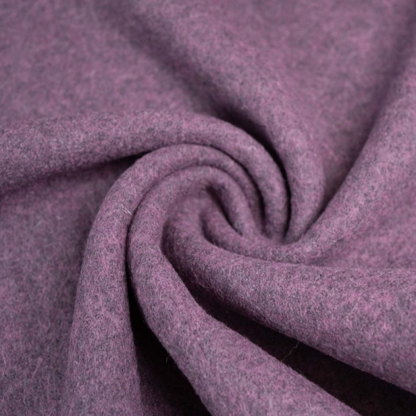 Woll Walkloden mauve meliert