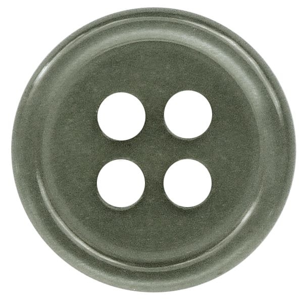 Hemd- und Blusenknopf rund 11mm grau