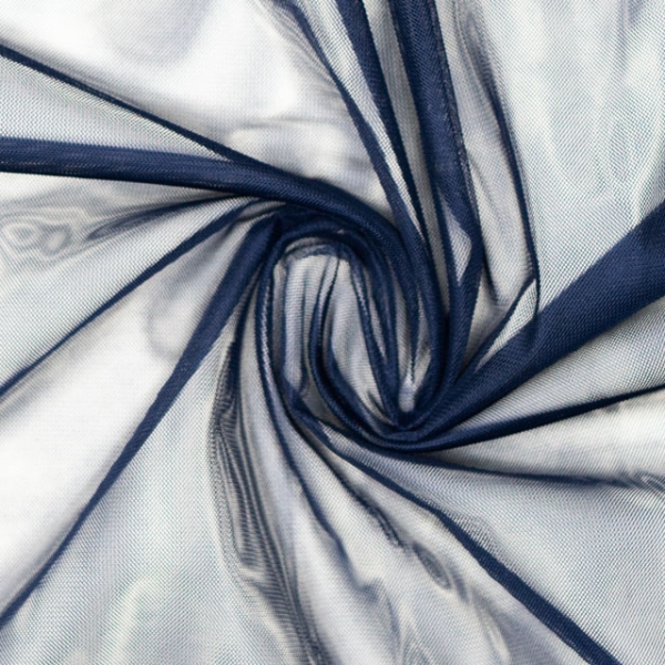 Schleiertüll navy