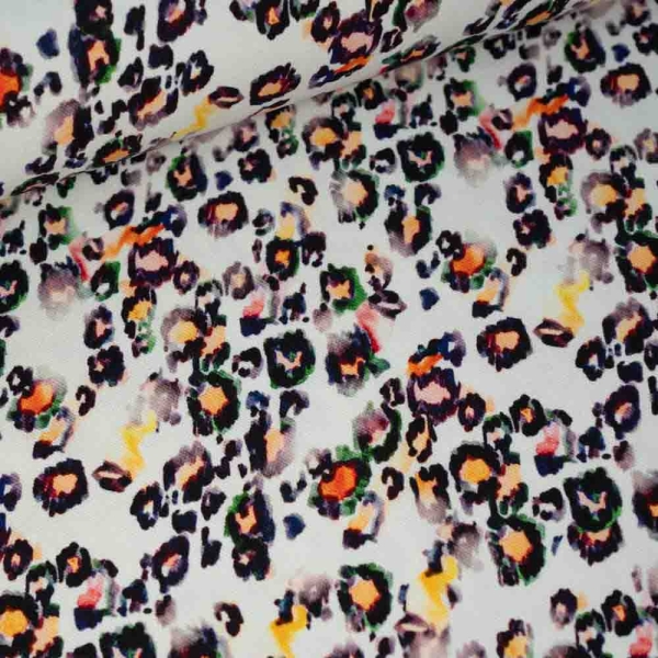 Canvas Leo Look weiß