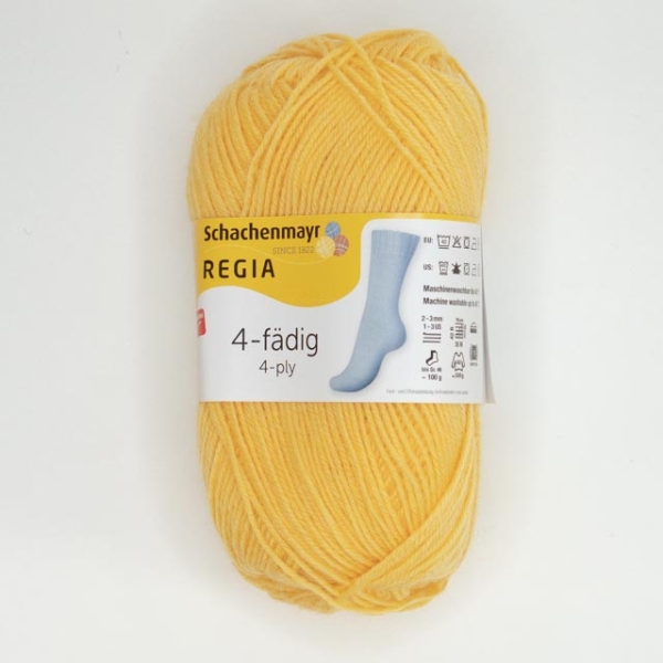 Regia Sockenwolle 4-fädig gelb