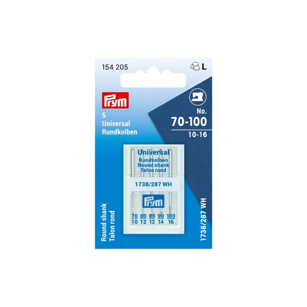 Prym Universal Rundkolben Maschinen-Nähnadeln No. 70-100