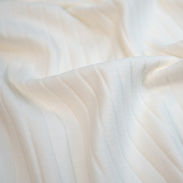 Ripp Baumwolljersey ecru