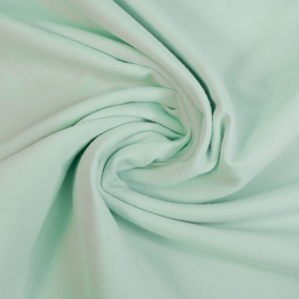 Baumwolljersey Uni Lena pastellmint