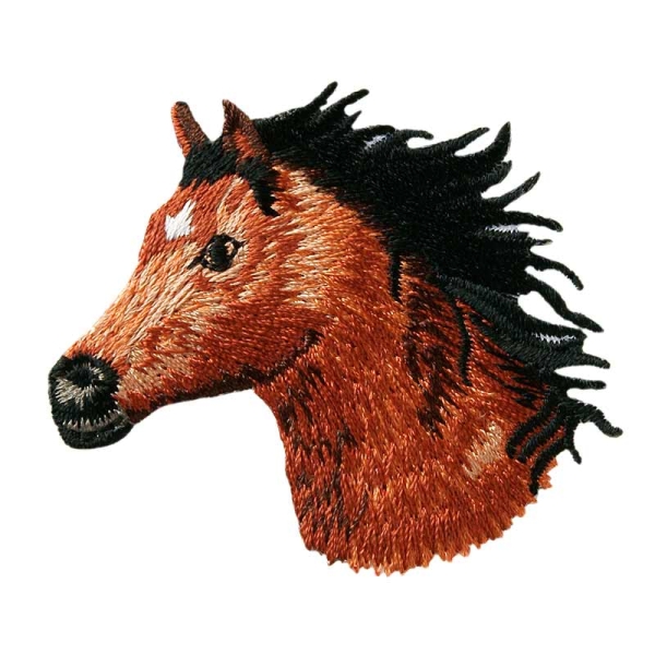 Applikation Pferdekopf