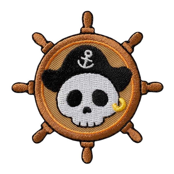 Applikation Steuerrad mit Pirat