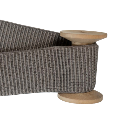 Ripp-Gummiband 50mm SOFT taupe