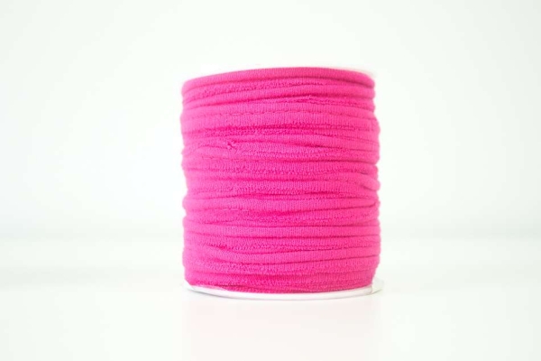 Jersey Paspelband pink elastisch