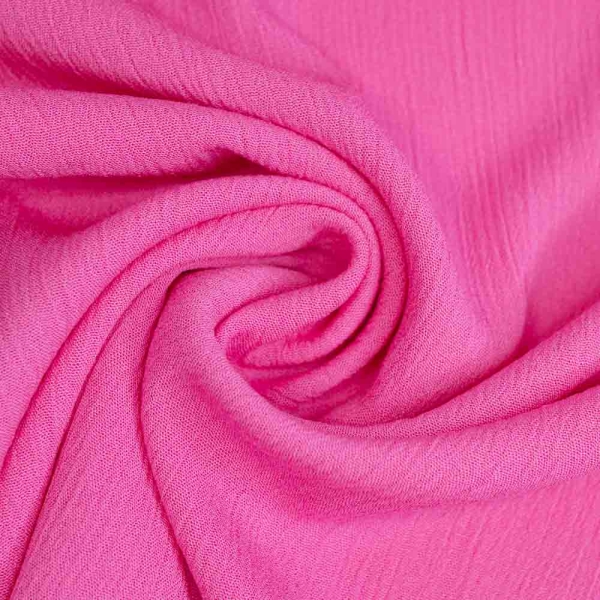 Viskosewebware Crinkle pink