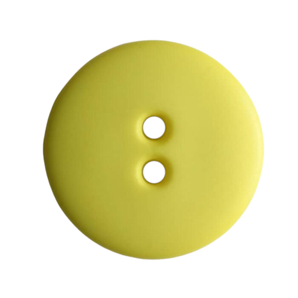 Modeknopf matt 18mm gelb