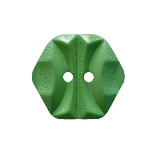 Modeknopf Sechseckig 23 mm grün