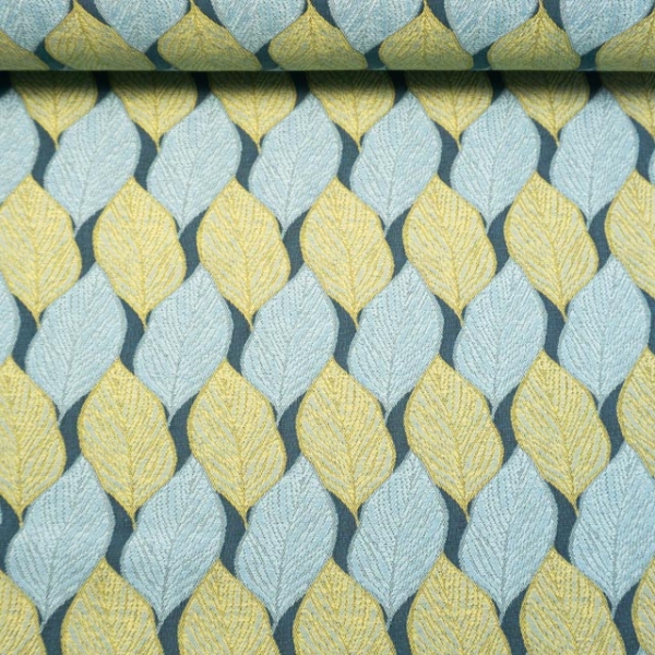 Jacquard Dekostoff Cohiba mint-grün