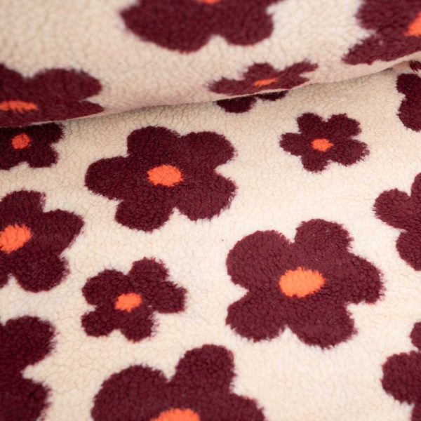 Fester Mantelteddy Blumen natur