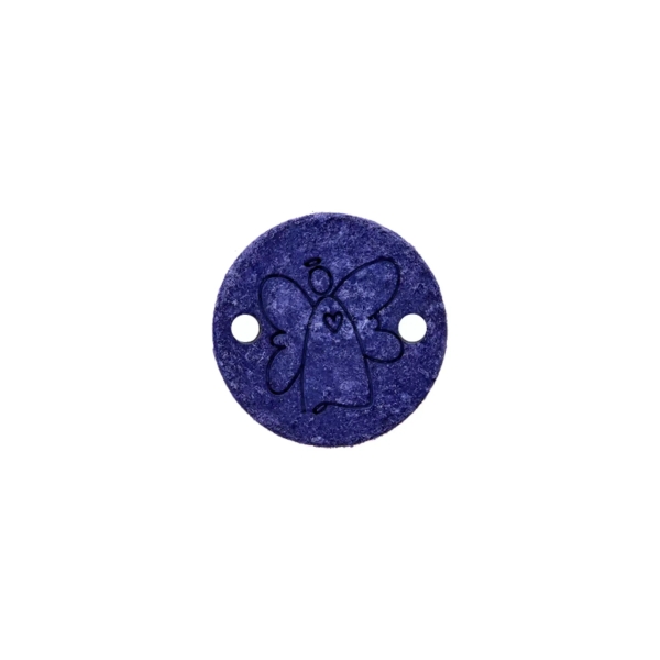 Zierteil Engel mit Herz marine 15mm