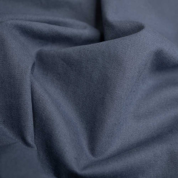 Leinen Baumwolle jeansblau