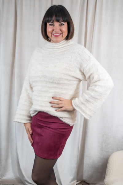 Turtleneck Pullover Thea natur