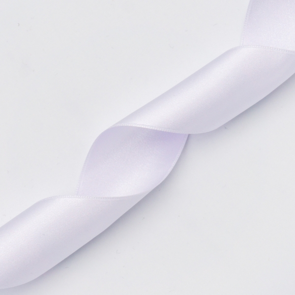 Satinband reinweiß 3,8cm