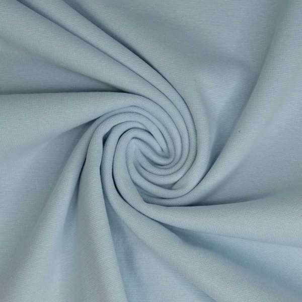 50cm Zuschnitt Feinstrick Bündchen pastellblau