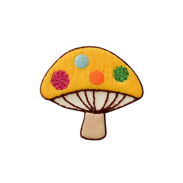 Applikation Pilz gelb