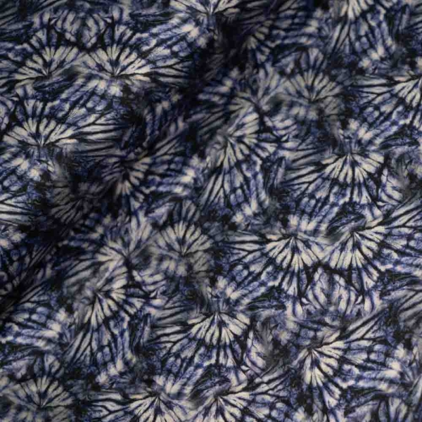 Viskose Satin Batik lila