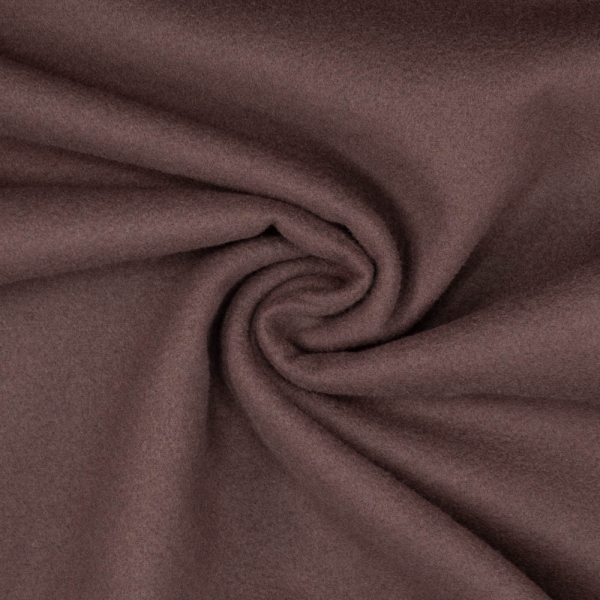 Mantelstoff Velour braun