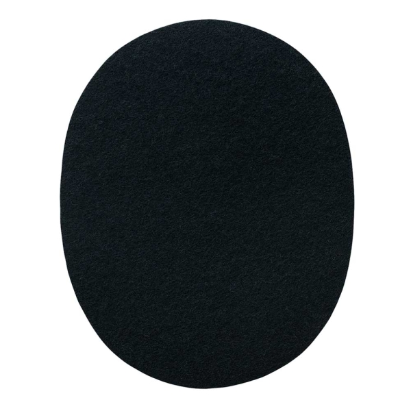 Applikation Stoffflicken schwarz