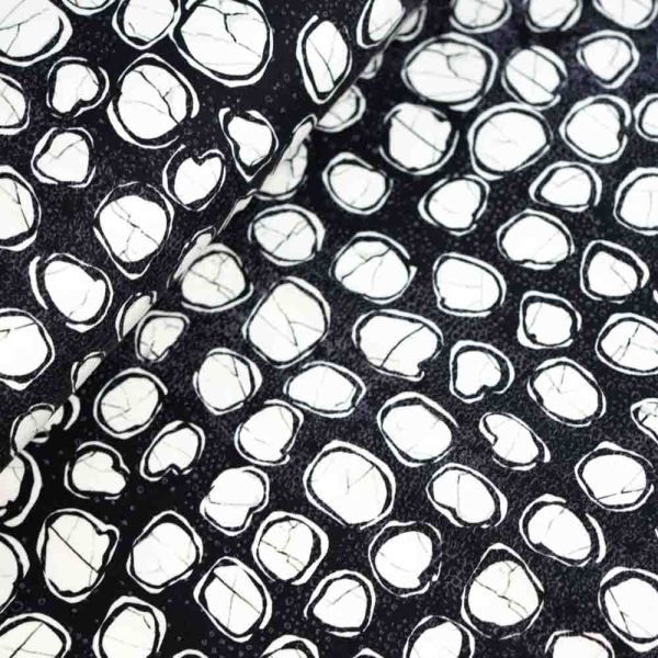 Baumwolljersey Stones dark navy