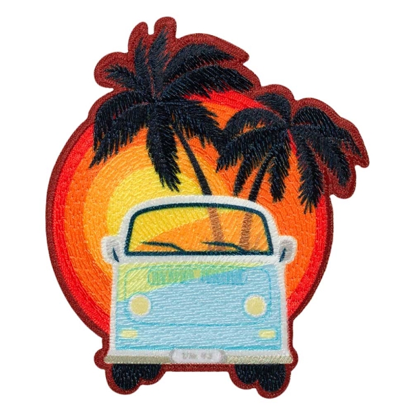 Applikation Bus mit Palmen