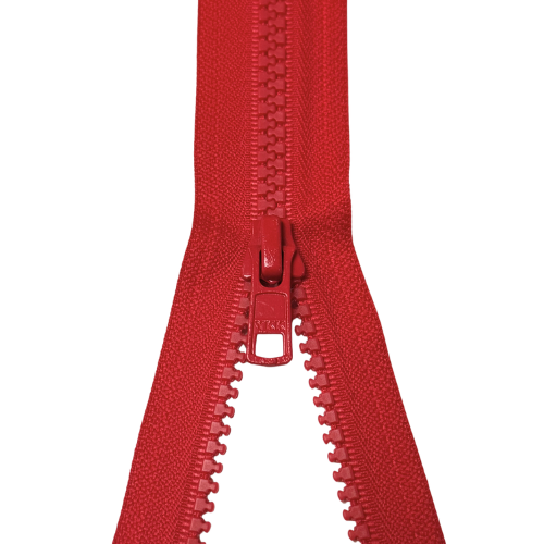 YKK teilbarer Reißverschluss Jacken Krampe rot 80cm