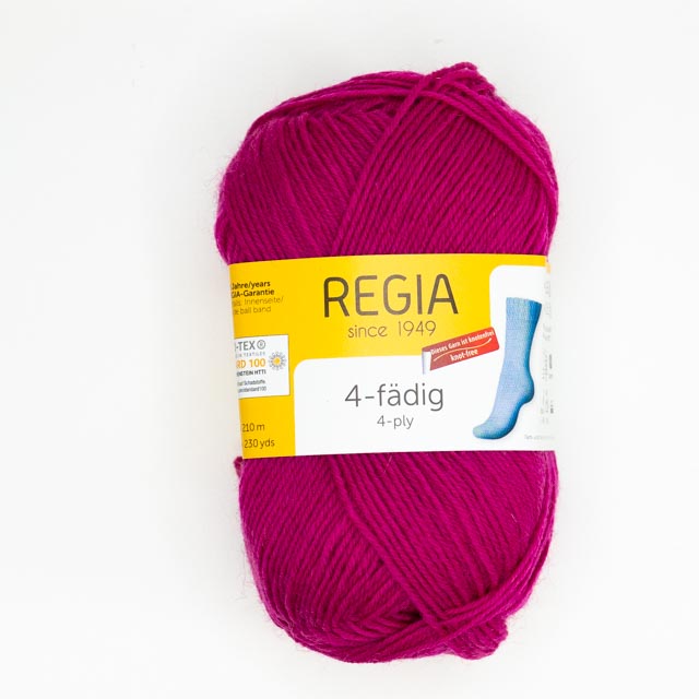 Regia Sockenwolle 4-fädig pink-beere- bei Evlis Needle kaufen