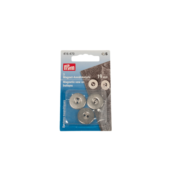 Prym Magnetknöpfe annähbar silber