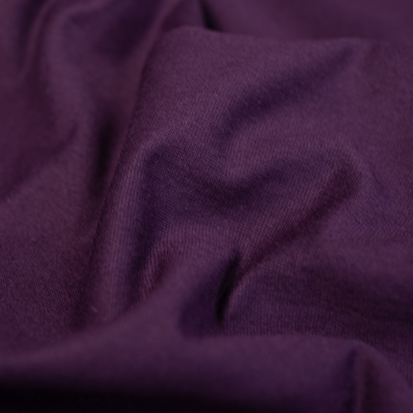 Baumwolljersey 100% Baumwolle beere dunkel