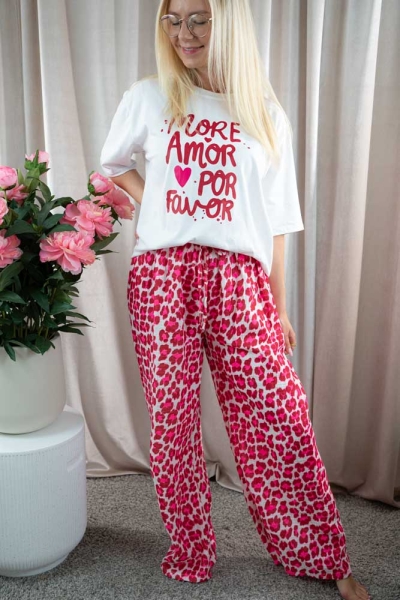 Musselinhose Leo pink