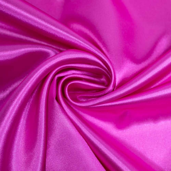 Satin Glänzend Uni pink-beere