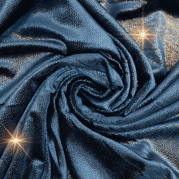Samtjersey Glam navy-gold