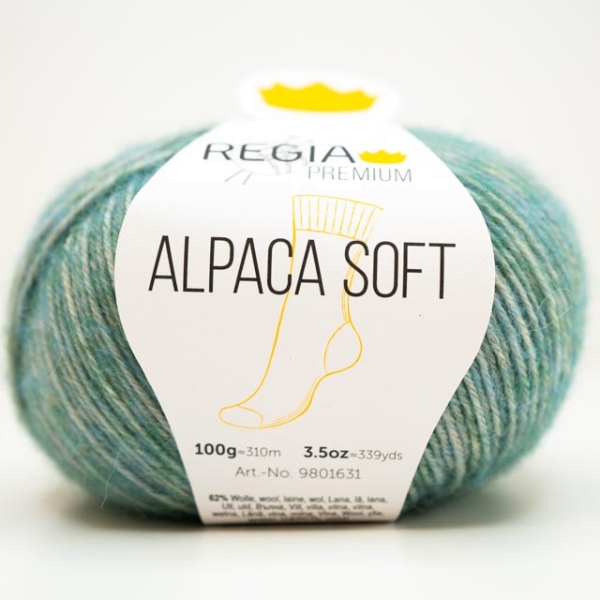 Regia Alpaca Soft Wolle Shaded mint