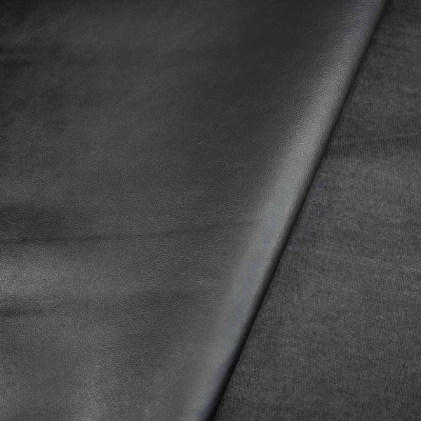 Nappa Kunstleder schwarz
