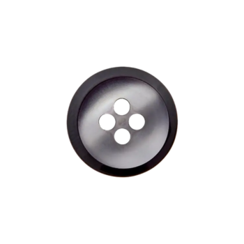 Prym Modeknopf schimmernd 18mm grau