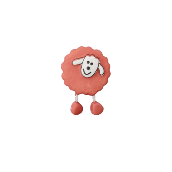 Prym Kinderknopf Schaf 18mm altrosa