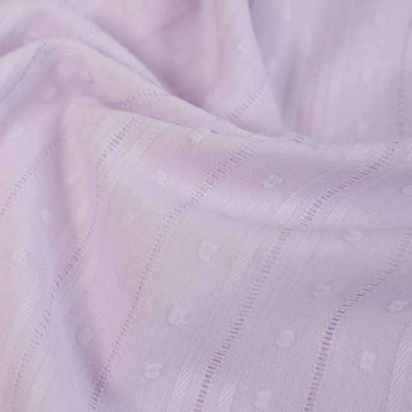 Voile Batist Baumwolle Dots flieder