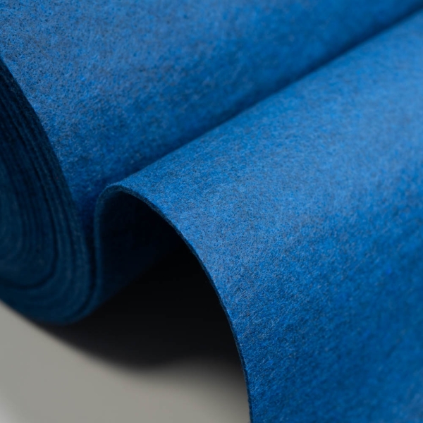 Filz 3mm meliert navy