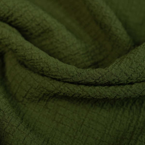 Viskose Crinkle plissiert khaki