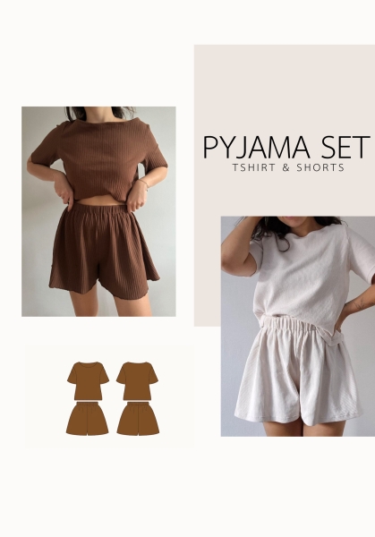 Schnittmuster Pyjama Set sewityourselfpattern