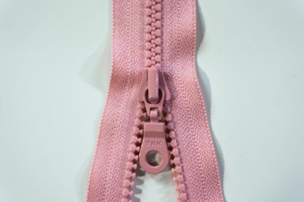 YKK nicht teilbarer Reißverschluss Krampe rosa 25cm