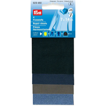 Prym Flickstoff braun 7 x 14 cm 4 Stk.
