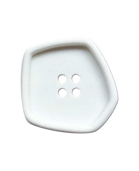 Modeknopf 30mm weiß